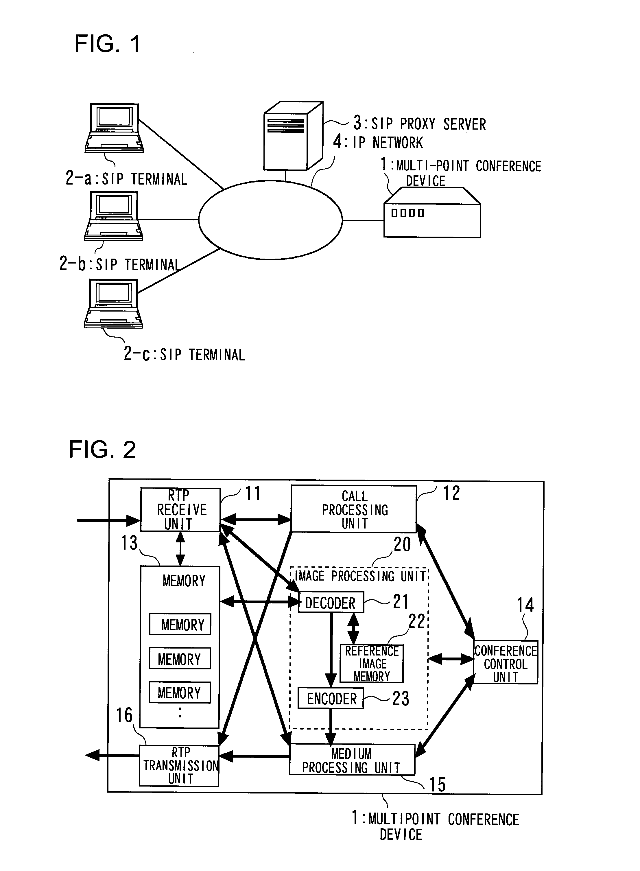 Multi-Point Conference System and Multi-Point Conference Device