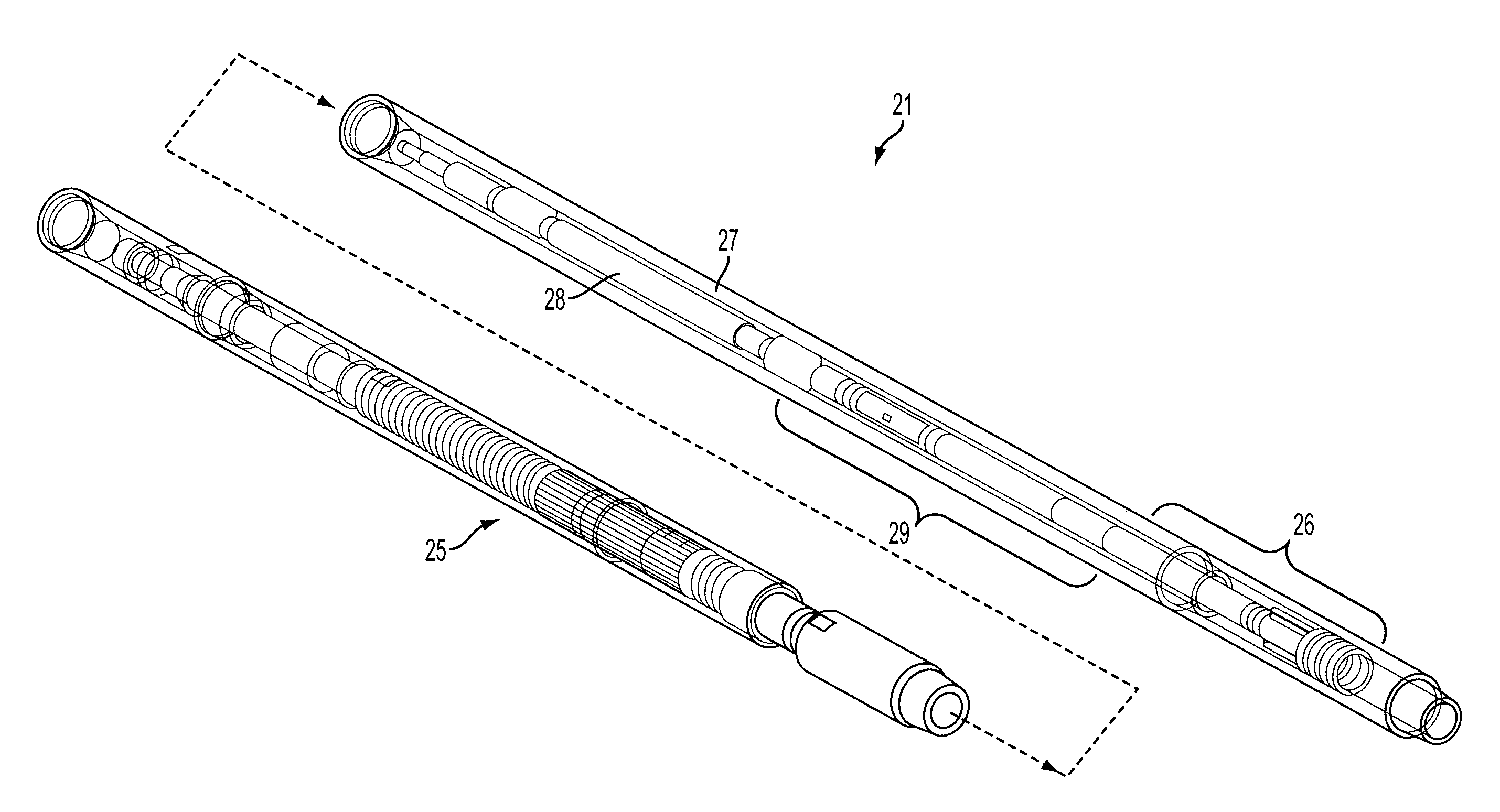 System, method and apparatus for drilling agitator
