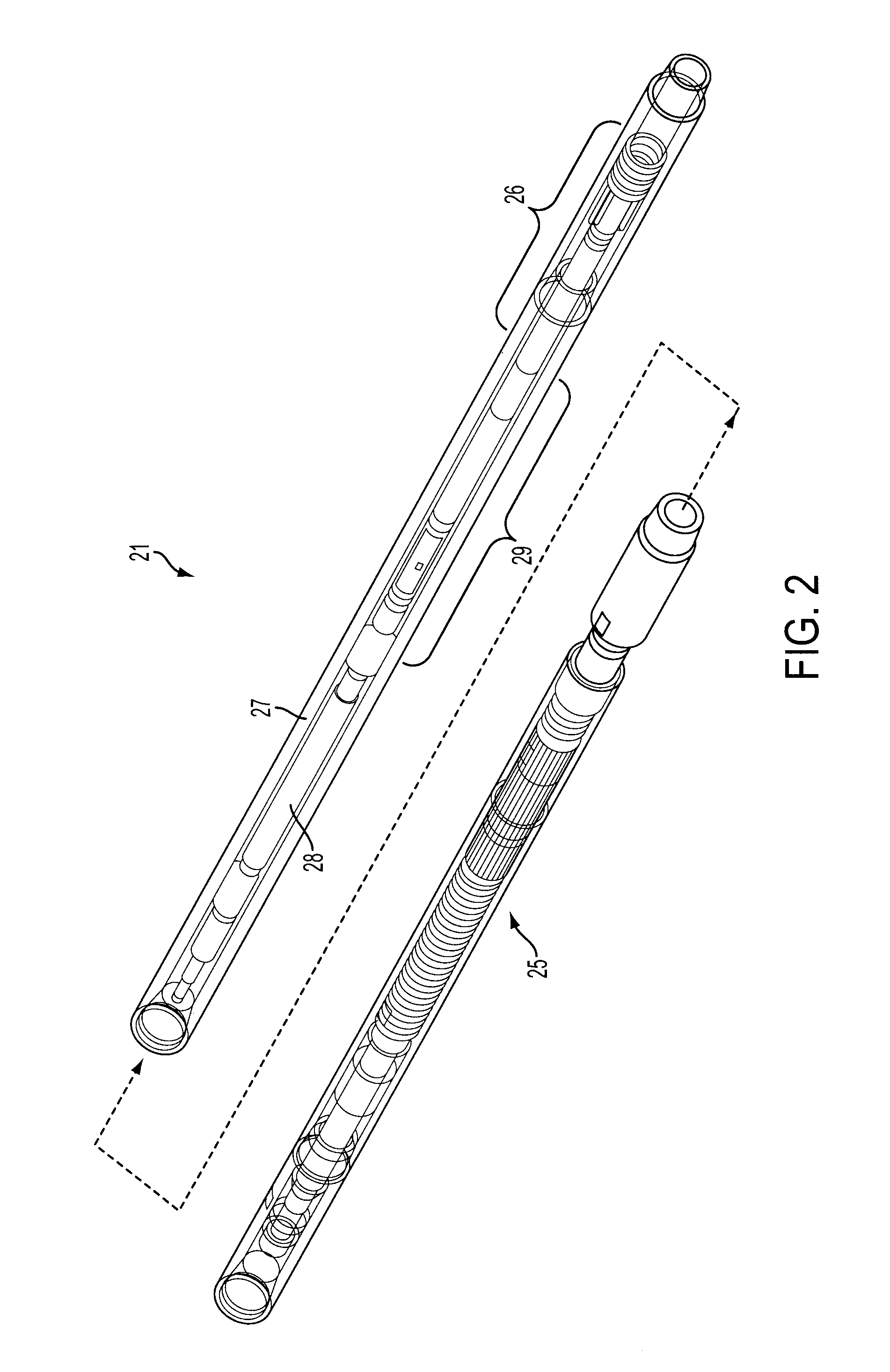 System, method and apparatus for drilling agitator