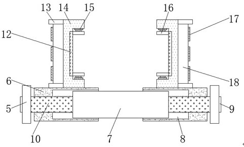 Building structure reinforcing and connecting device