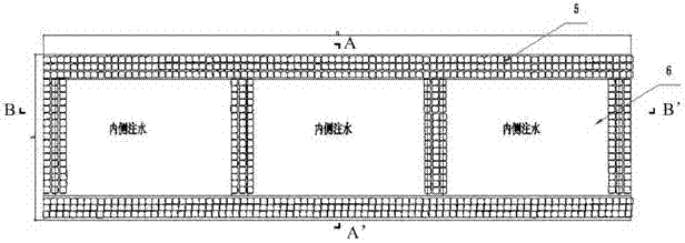 High-altitude water injection surcharge load system for bridge support prepressing
