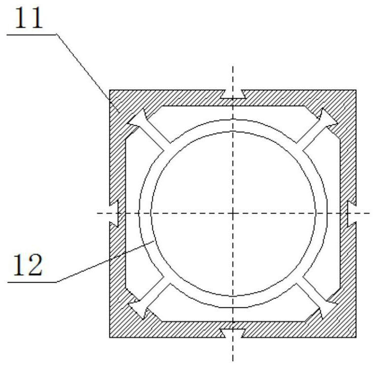 Fabricated reinforced wall steering device and fabrication method