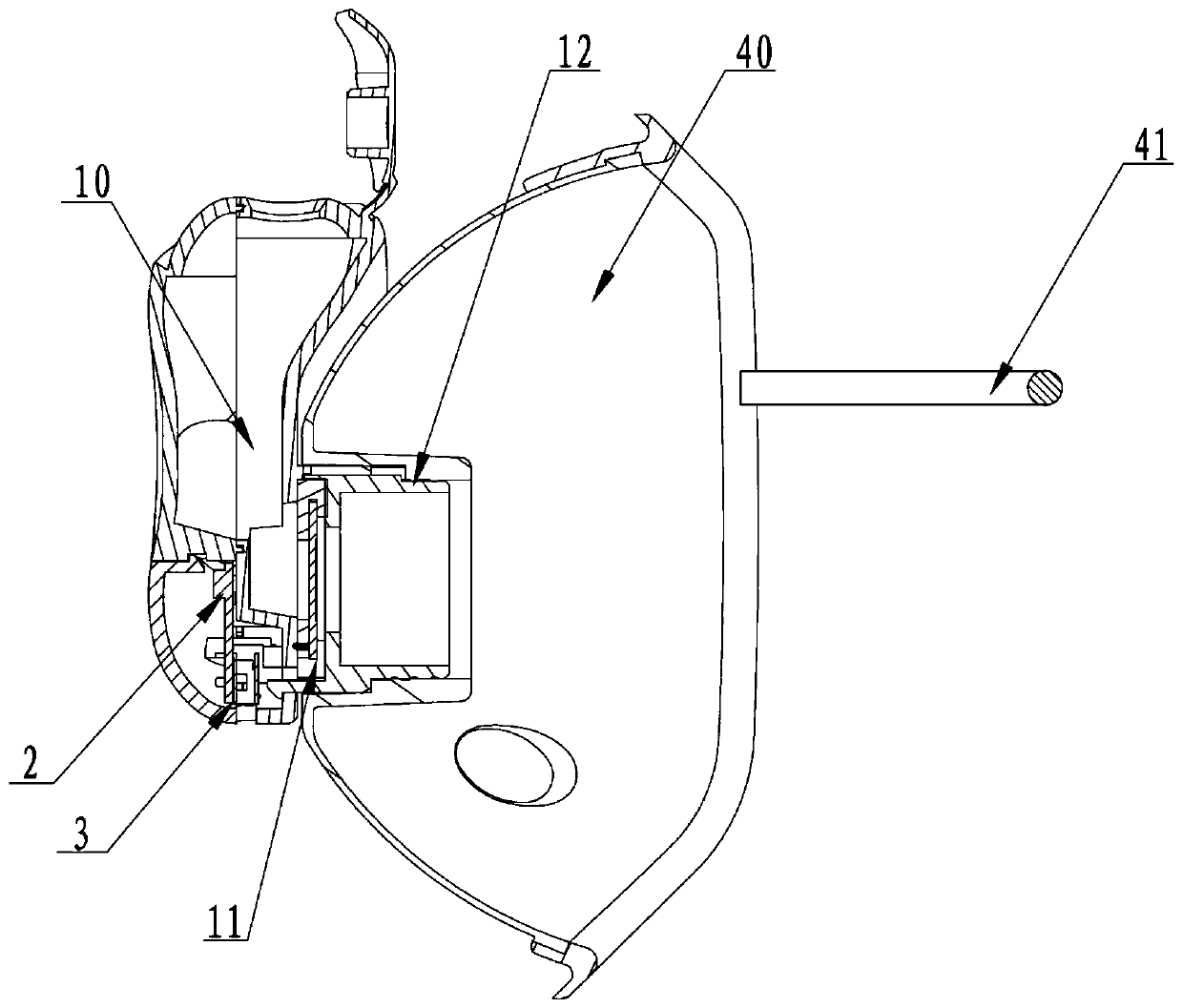 Wearable miniature net type atomizer