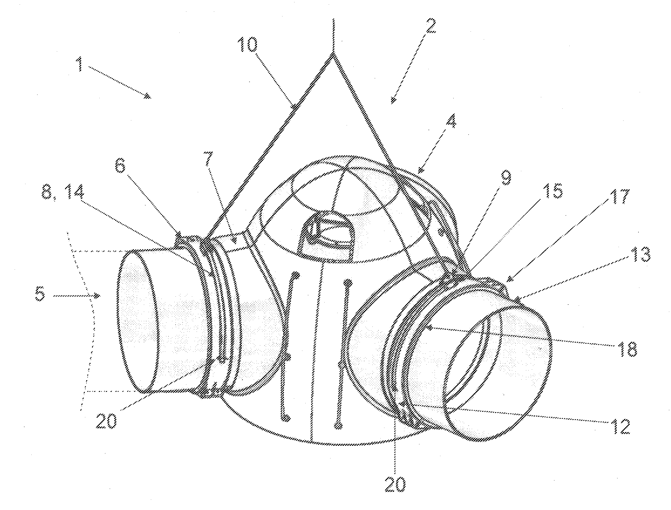 Lifting device for a rotor of a wind turbine