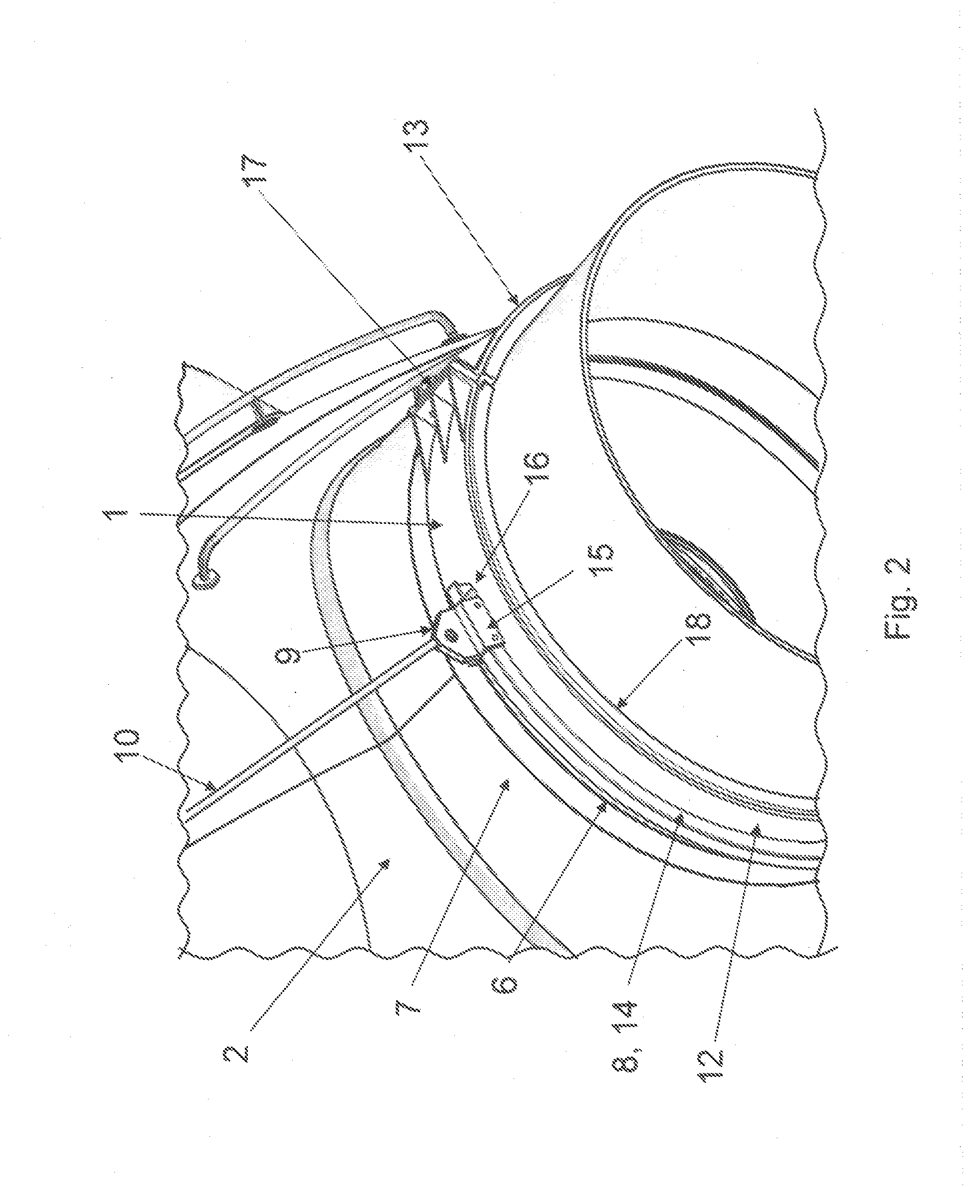 Lifting device for a rotor of a wind turbine
