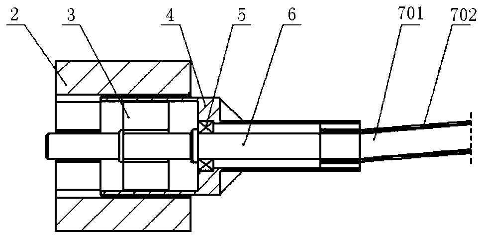 Turbine drilling type multi-branch slim hole well completion tool and operation method