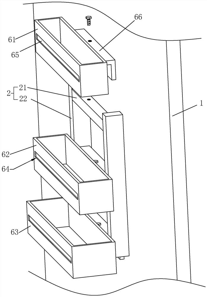 An outdoor green curtain wall