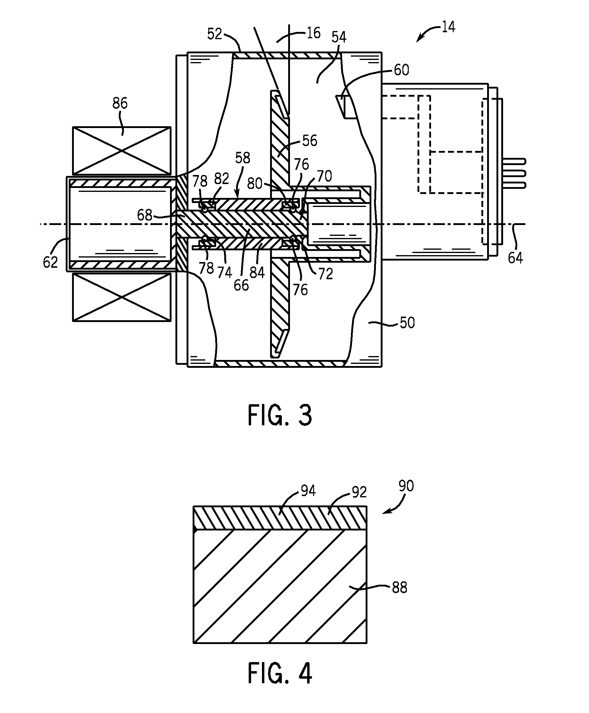 Composite coating for improved wear resistance for x-ray tube bearings