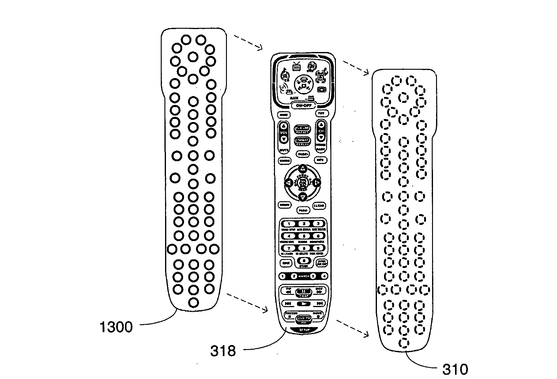 Universal Remote Control or Universal Remote Control/Telephone Combination with Touch Operaed User Interface Having Tactile Feedback