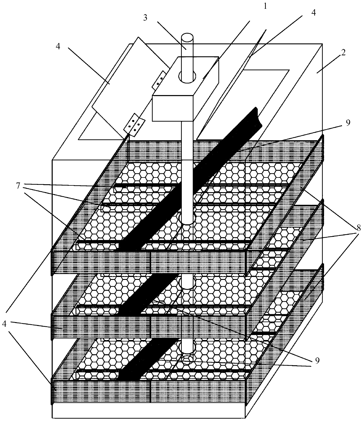 Aggregate screening, washing and baking integration machine