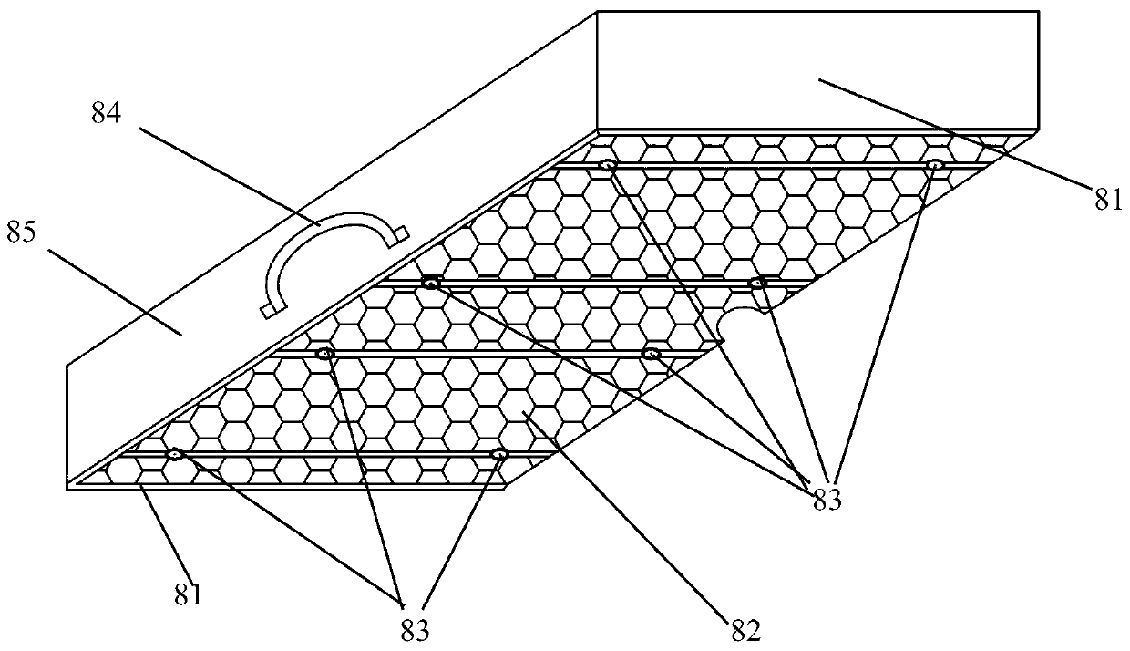 Aggregate screening, washing and baking integration machine