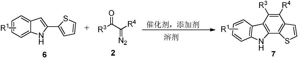 Synthetic method for aromatic[a]carbazole compounds