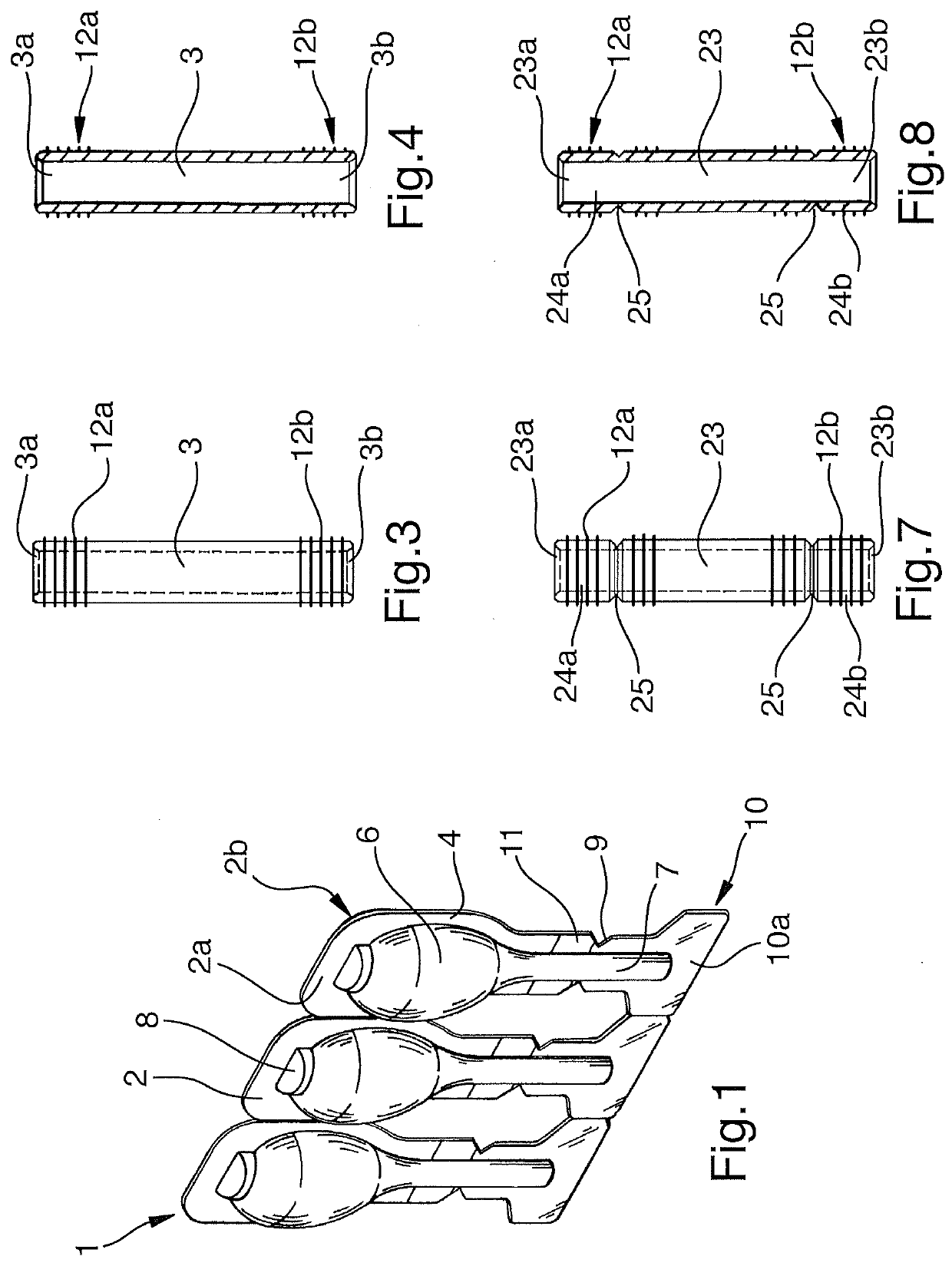 Unit of packaged product, and method of packaging a product