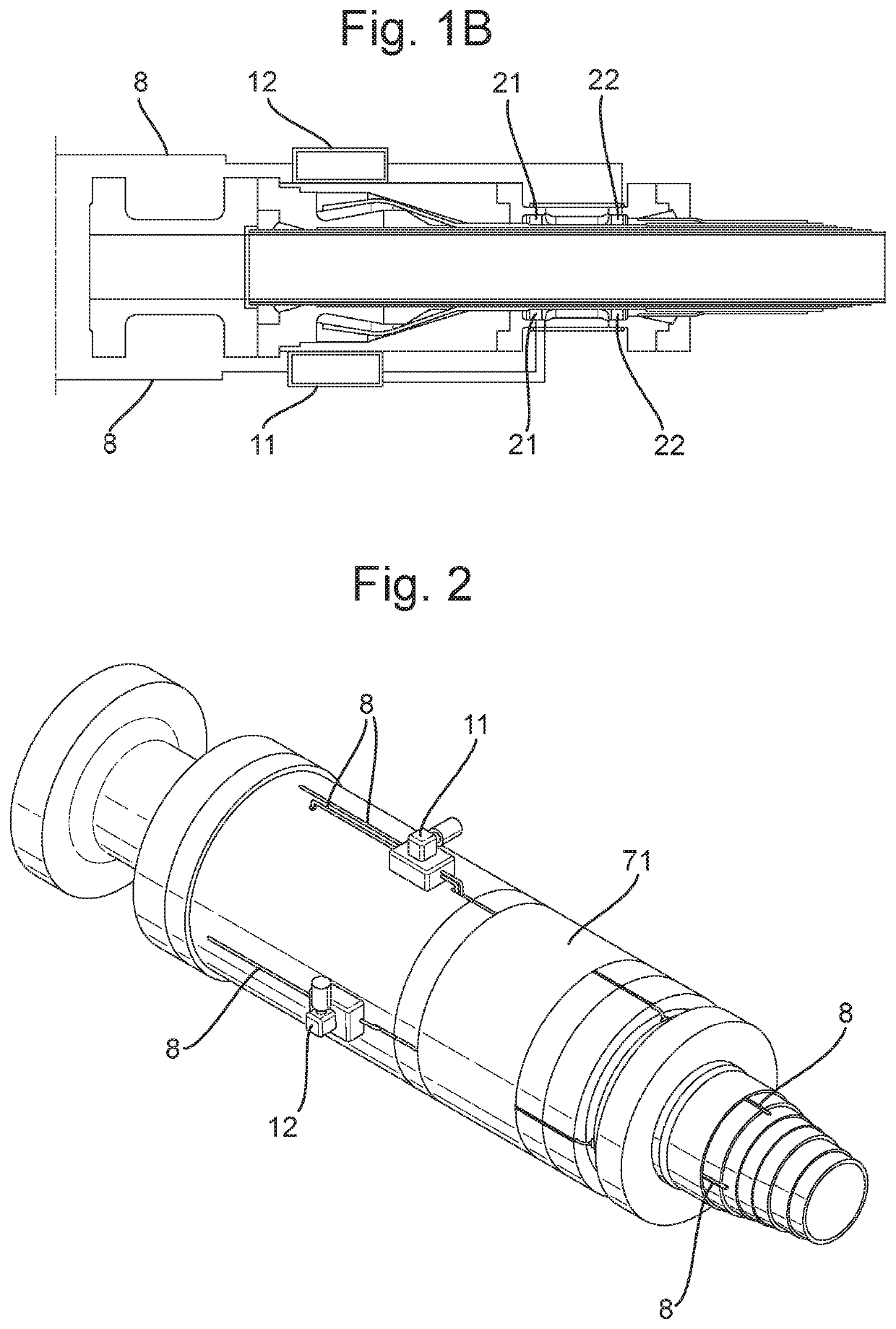 Flexible pipe connector suitable for effecting control and forced circulation of anticorrosive fluids through the annulus of the flexible pipe