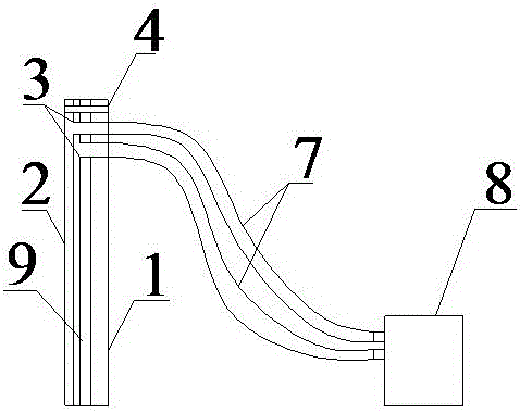 Building self-repair system and constructing method and application thereof