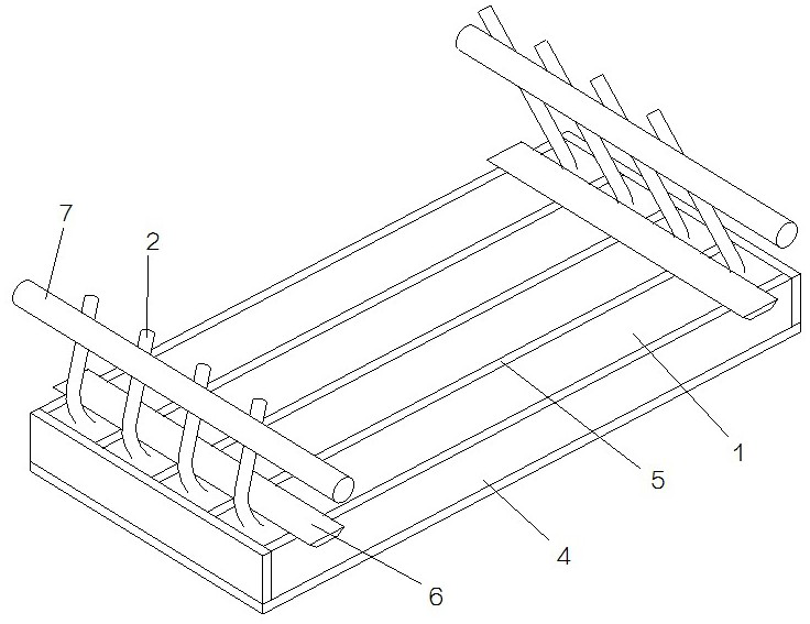 Shear wall formwork inner stay and tie bar combined component and method