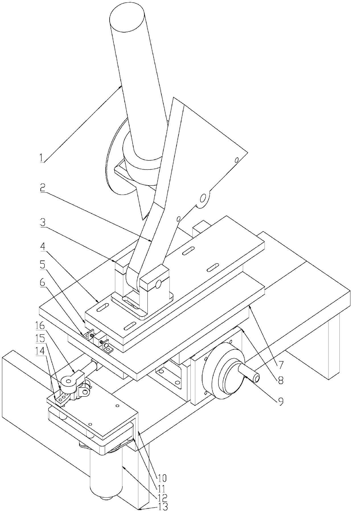 Angle grinder adjusting rack capable of being installed on machine tool