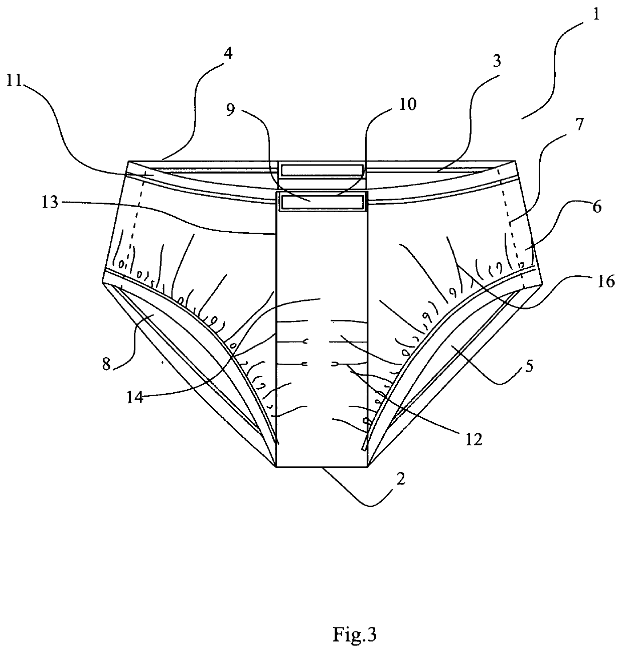 Attachable panties that promotes safety and attachable absorbency panels