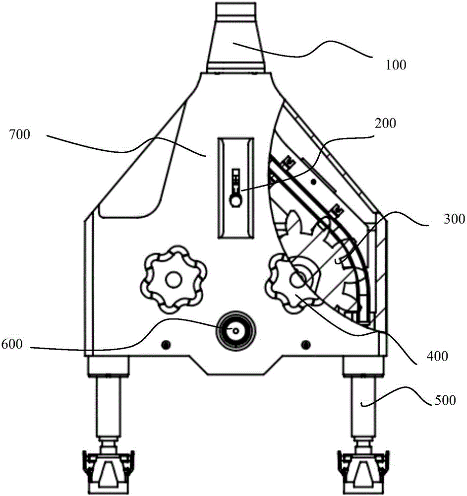 Natural orifice minimally invasive surgery controller having locking function