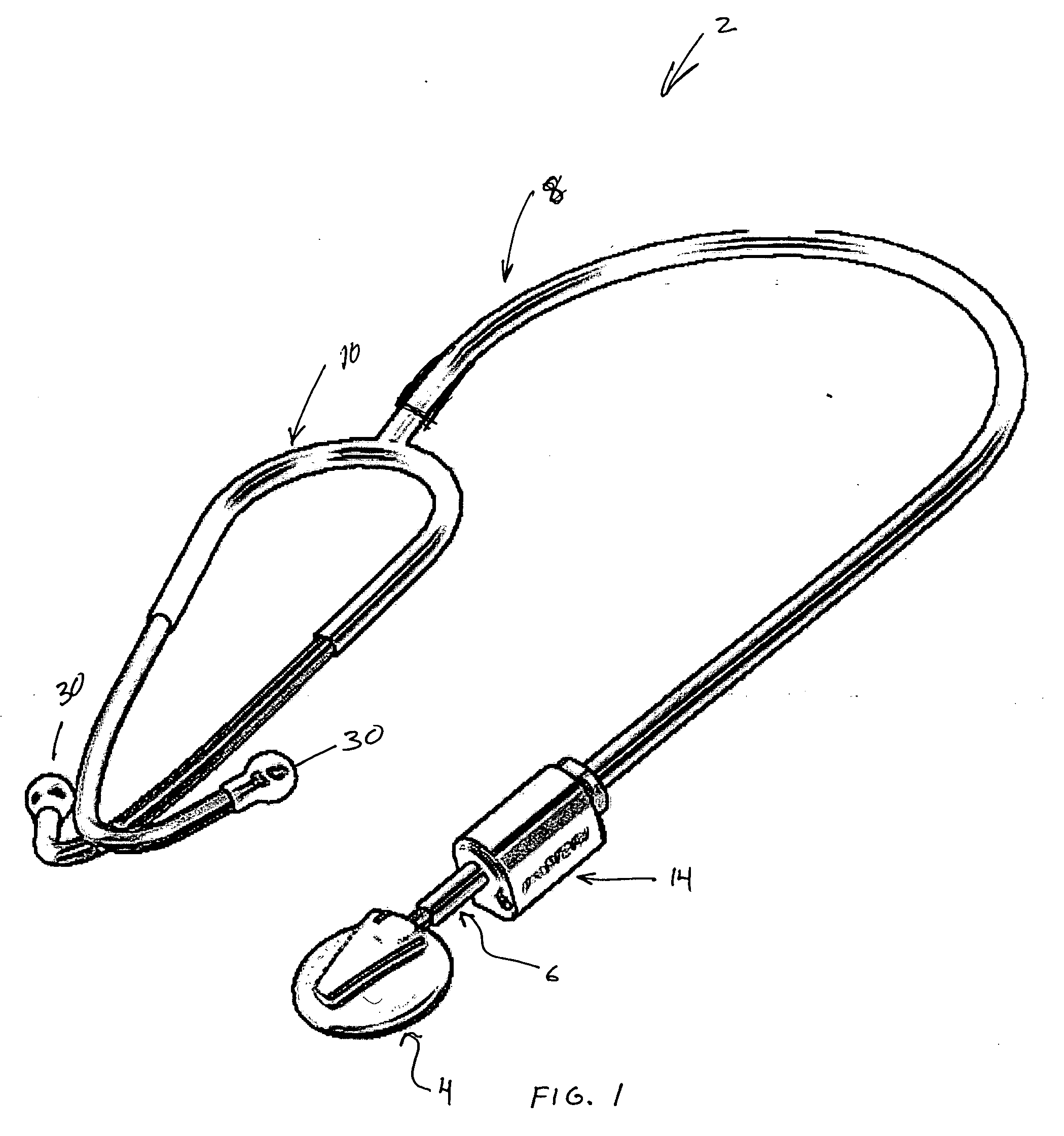 Electronic adaption of acoustical stethoscope