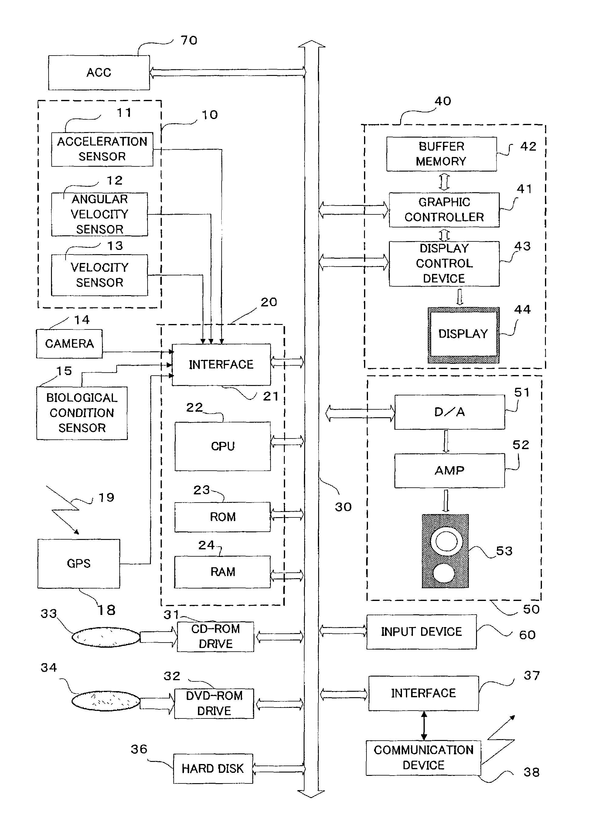 Navigation system and navigation method for movable body, program storage device and computer data signal embodied in carrier wave