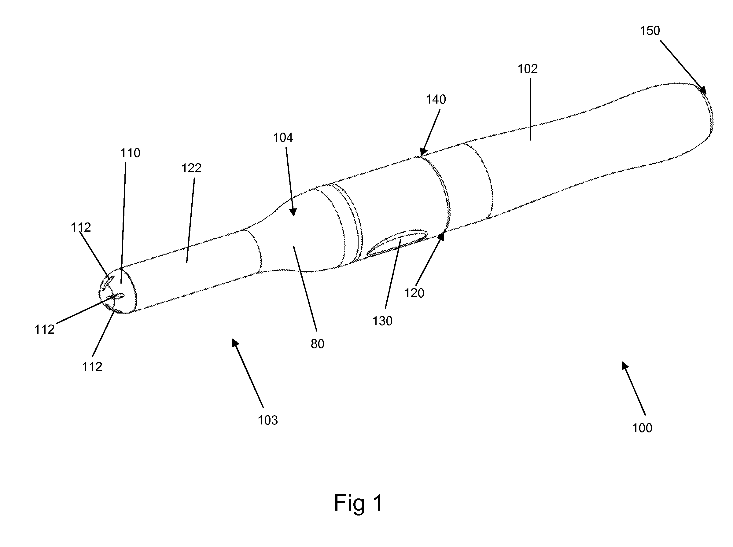 Extendable specimen collecting device