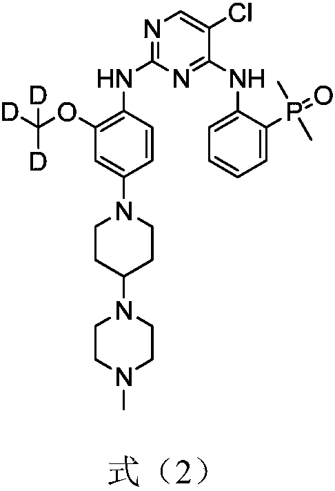 A kind of diaminopyrimidine compound and composition comprising the compound