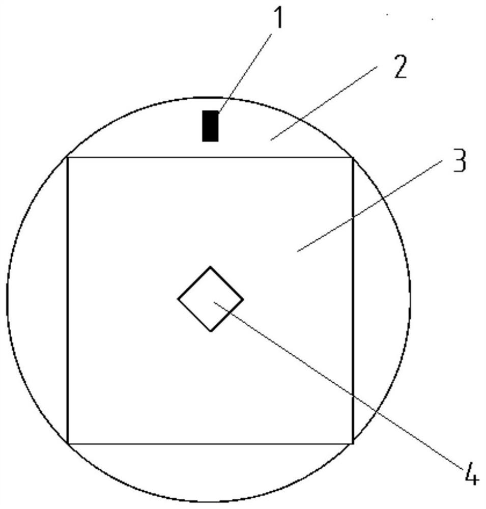 A drone landing navigation method and device based on GPS and image vision fusion