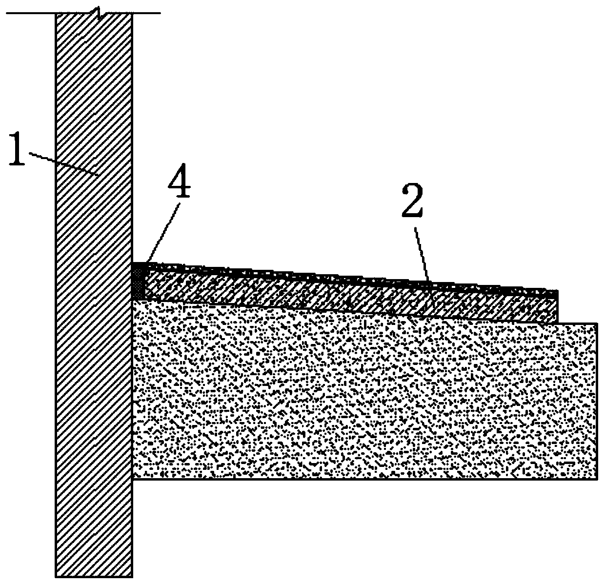 Stone material for aprons and installation method