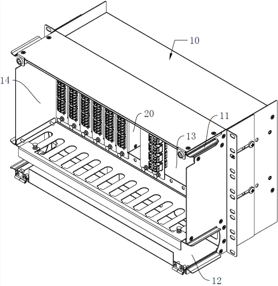 Optical fiber distribution box