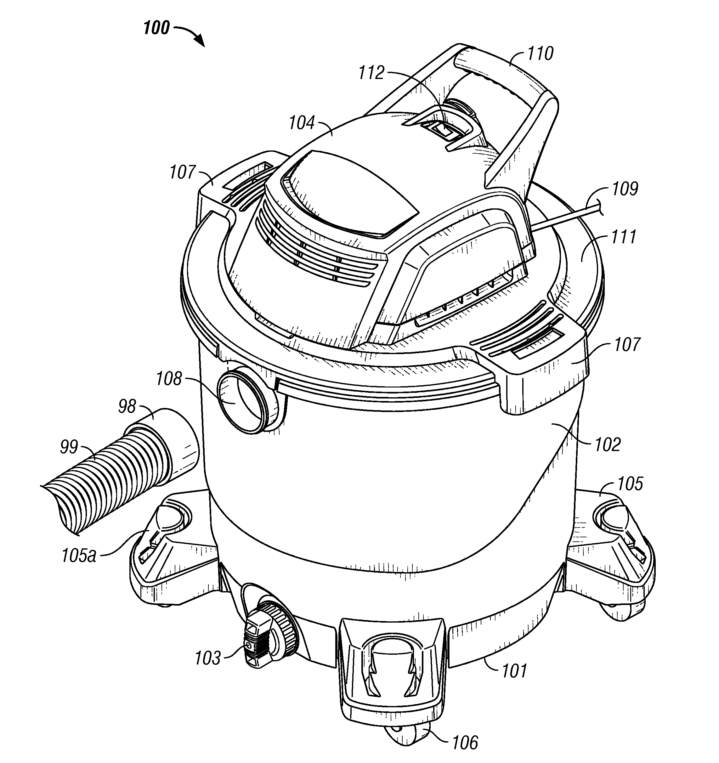 Vacuum Bypass Vent and Vacuums Incorporating Such Bypass Vents