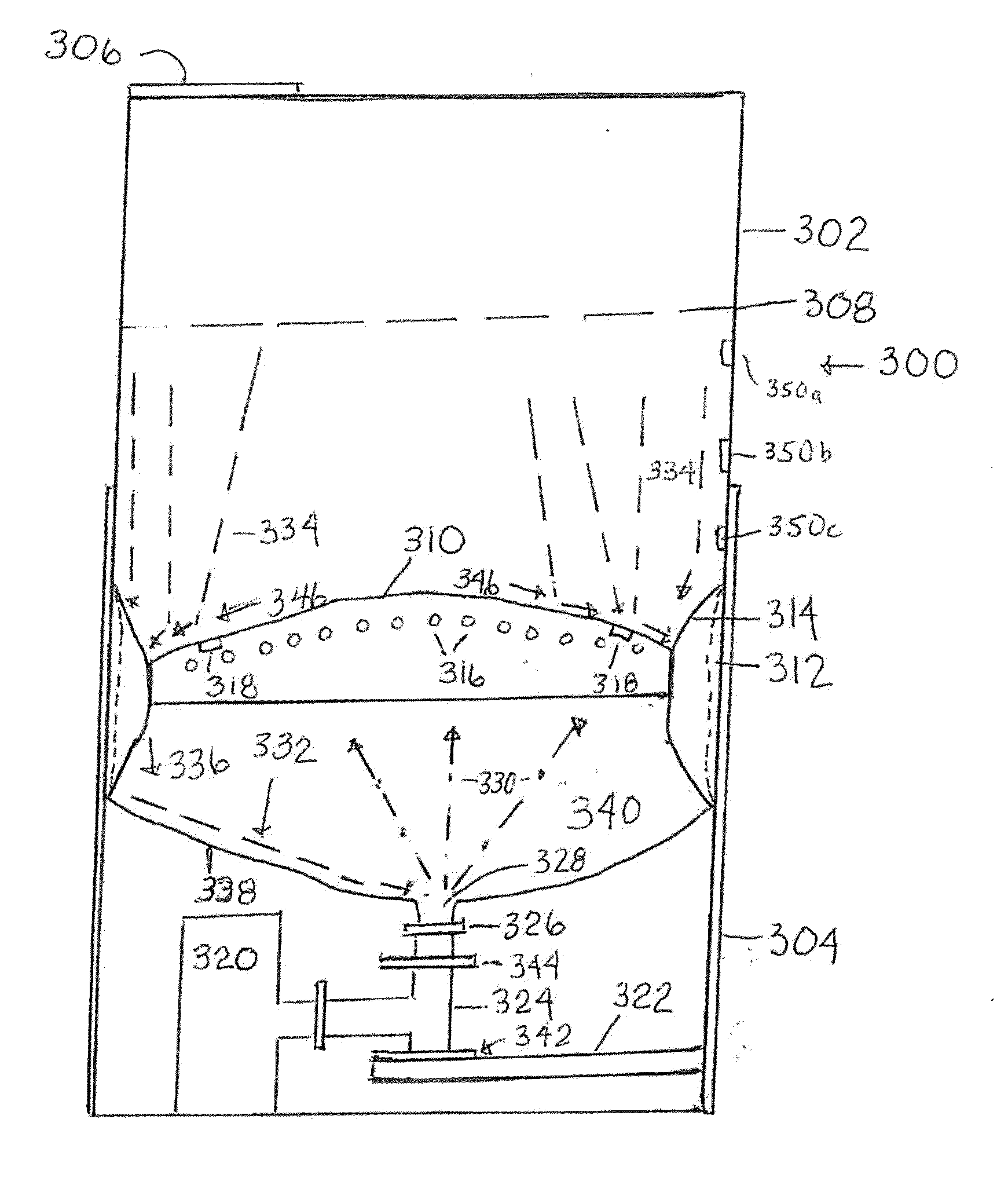 Bin system and method of regulating particulate flow from bins