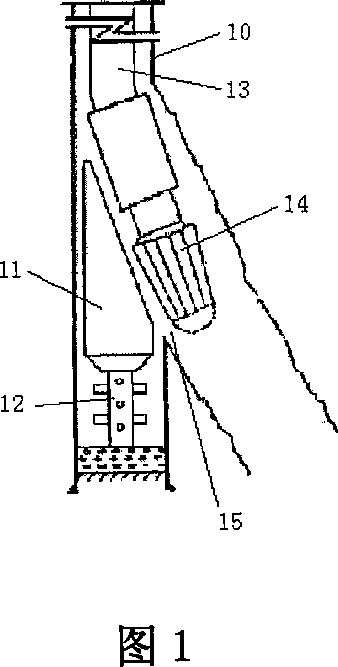 Method and apparatus for hydraulic jet side drilling for radial branching borehole