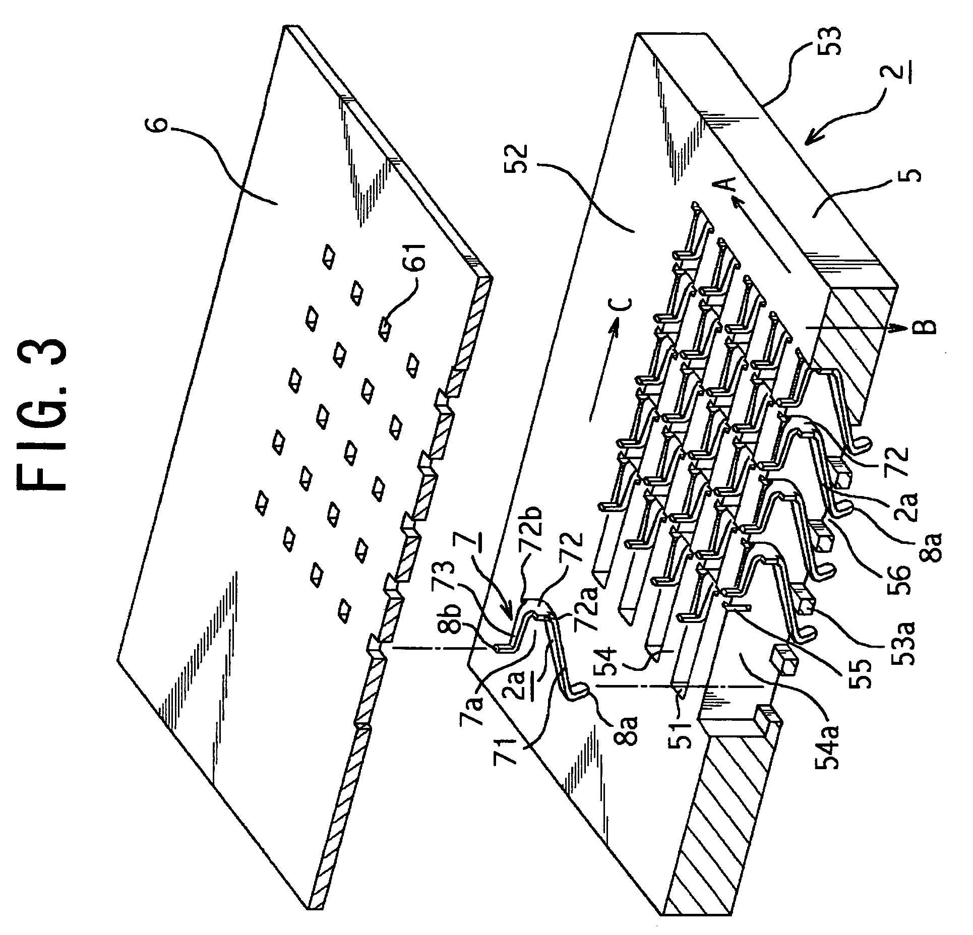 Socket for electronic part