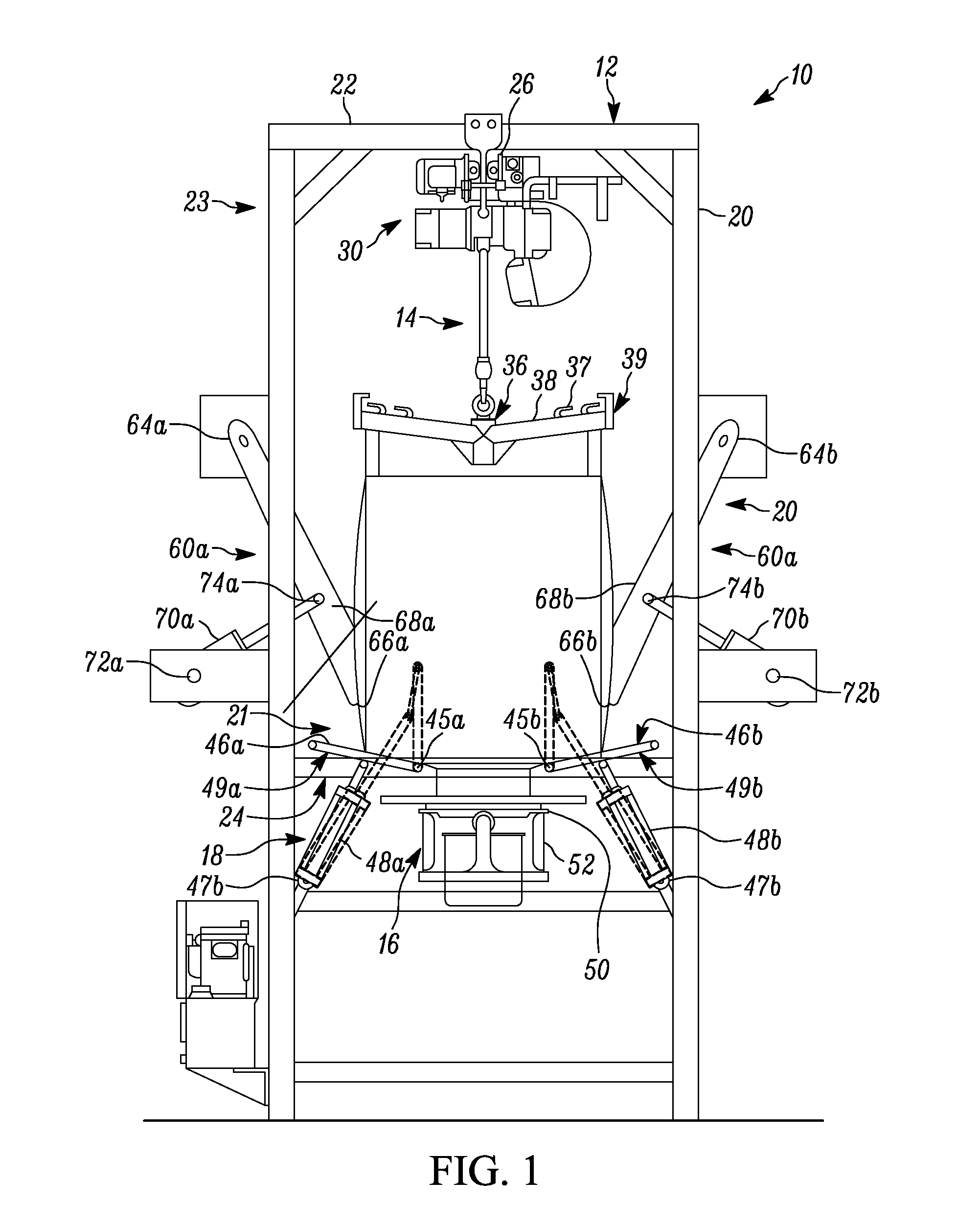 Bulk bag discharge assembly including a conditioning assembly