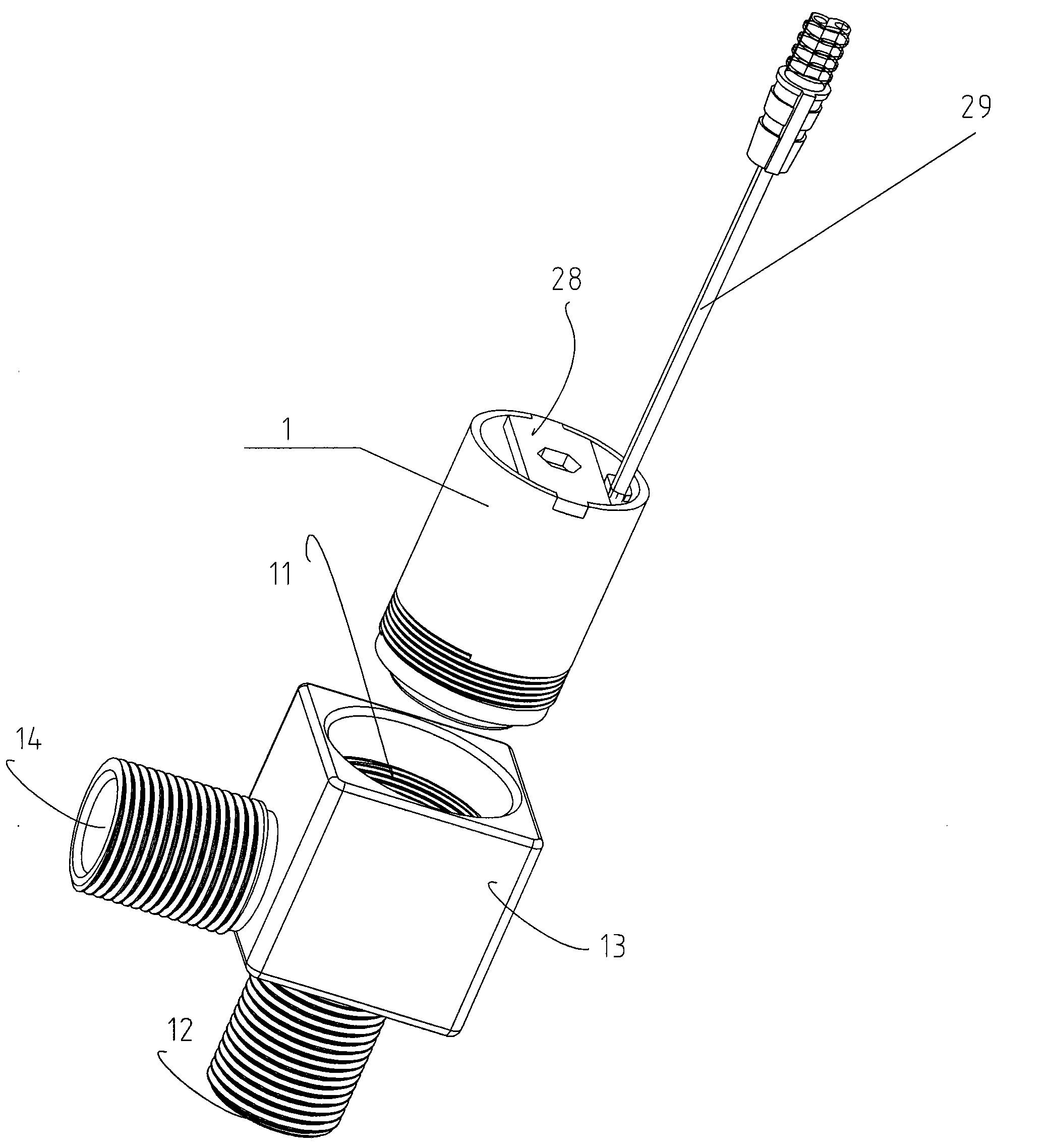 Integrated bistable solenoid valve