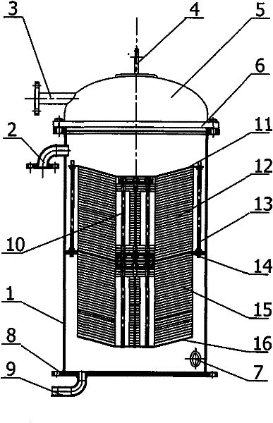 Marine oily water disk aggregation and separation device
