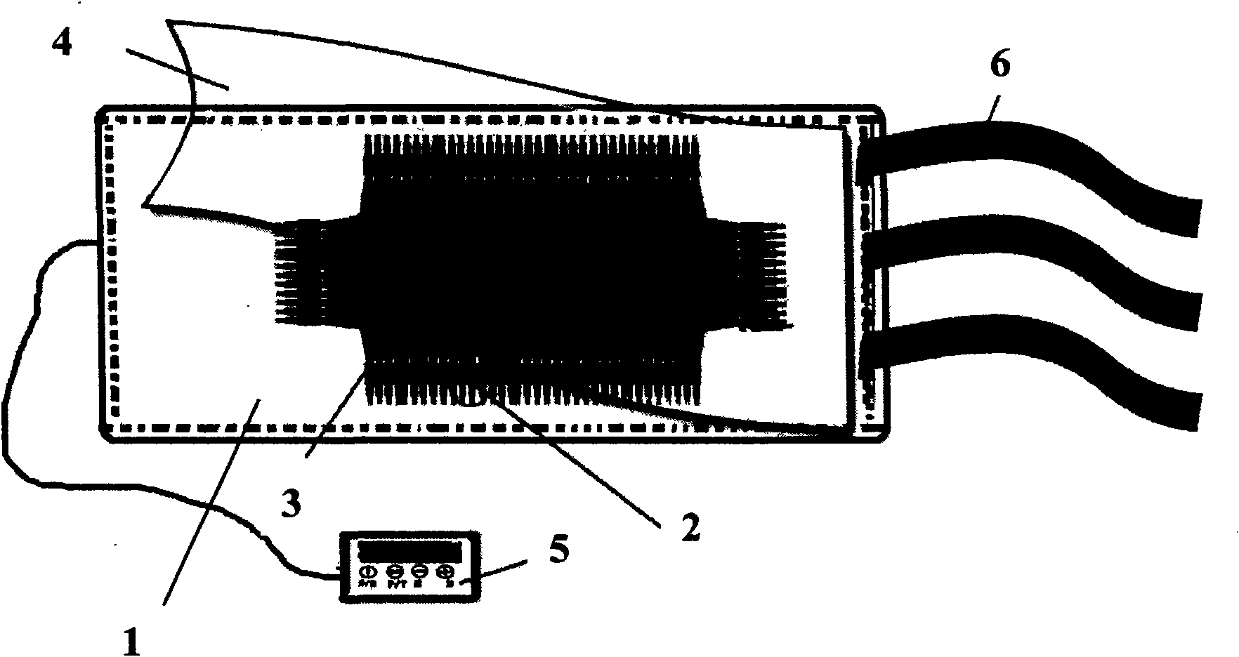 Light-medicine-combined treatment device for skin ulcers