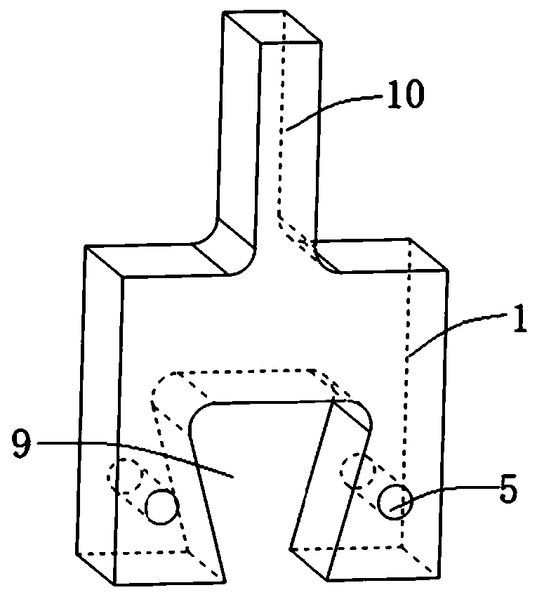 Dynamic tensile test fixture for test specimen and test method thereof