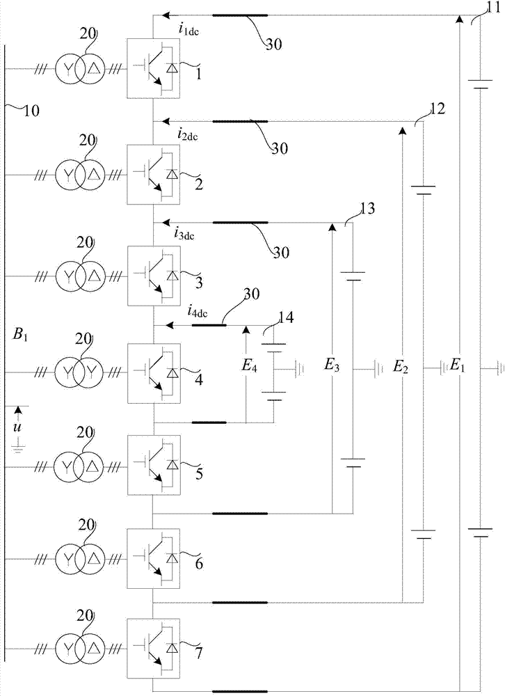 Multiport DC-DC autotransformer and application thereof