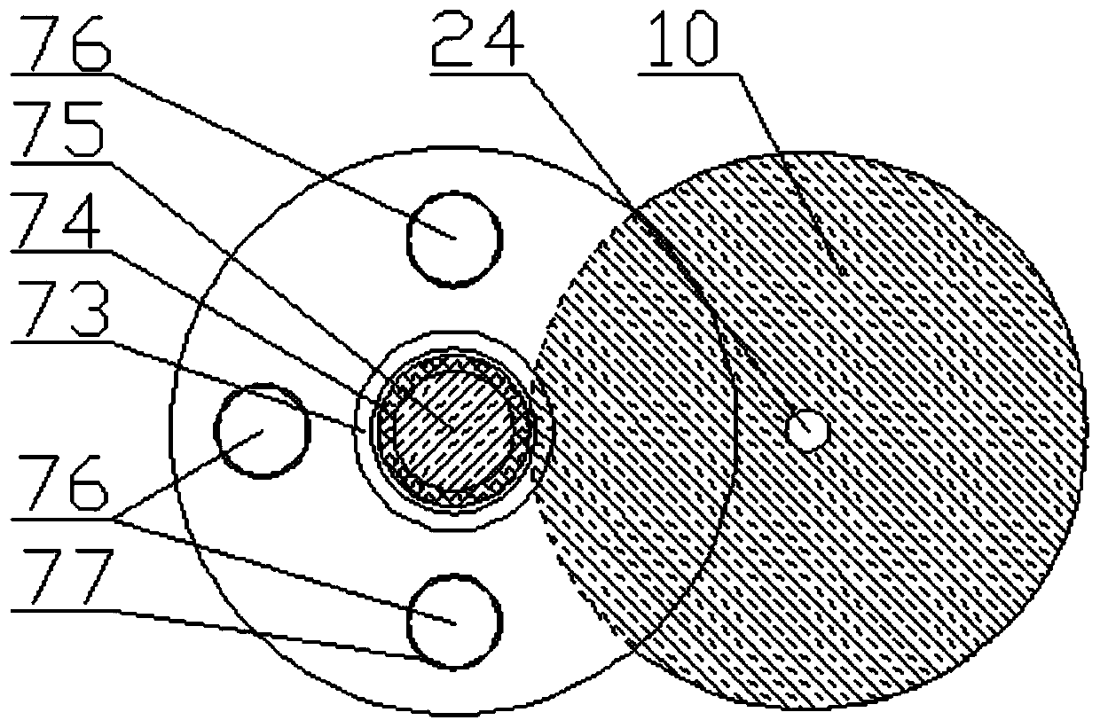 An oil nozzle that can automatically control pressure