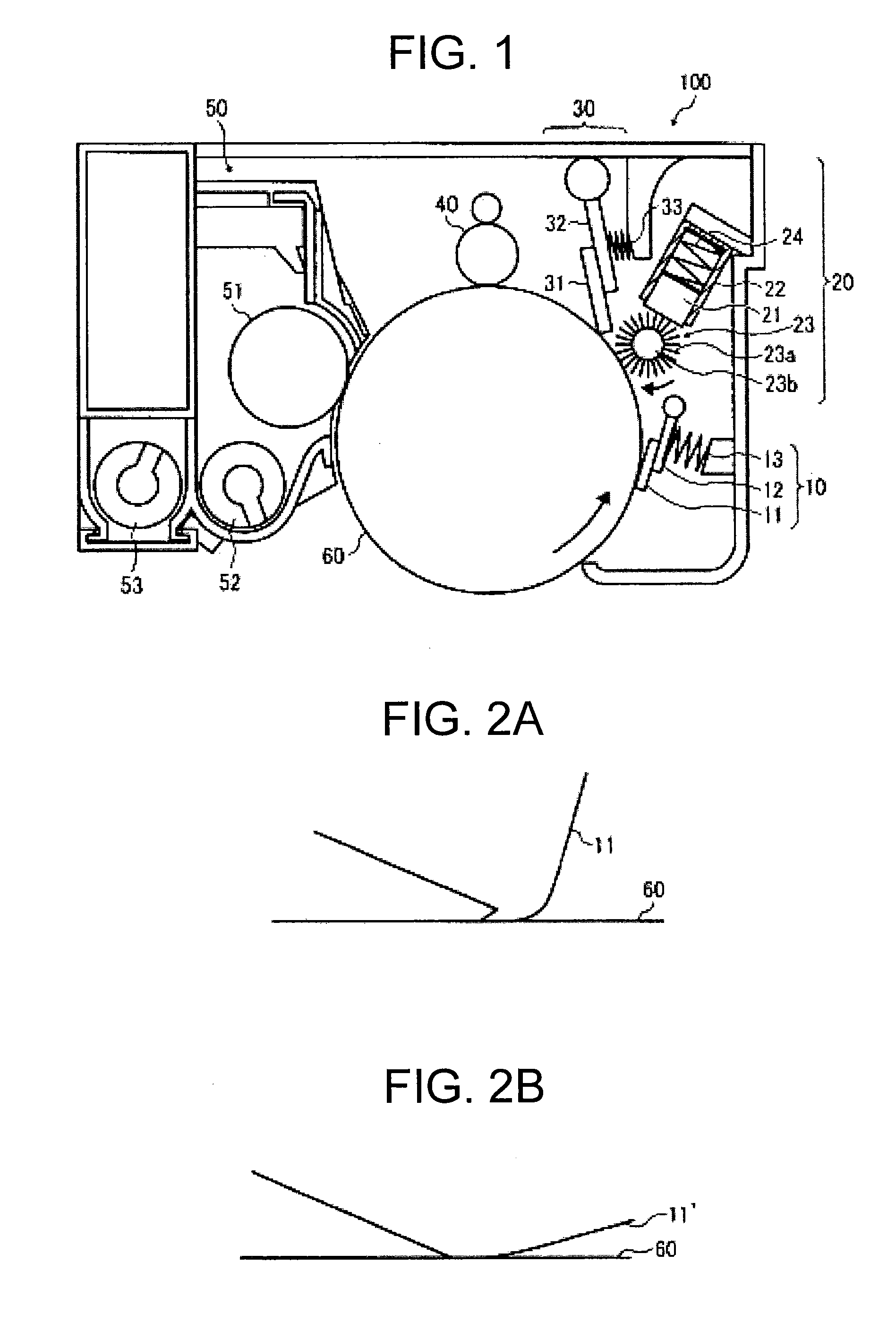 Image bearing member to which boron nitride is attached