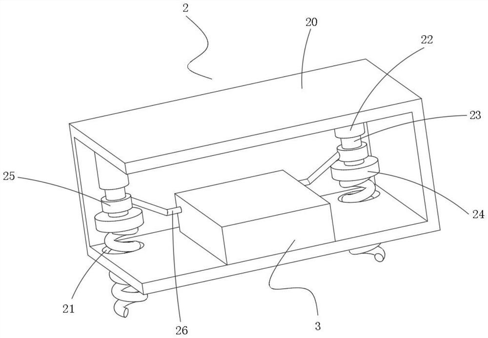 Automobile seat framework with elastic suspension