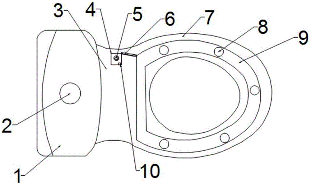 Novel ultraviolet disinfection closestool