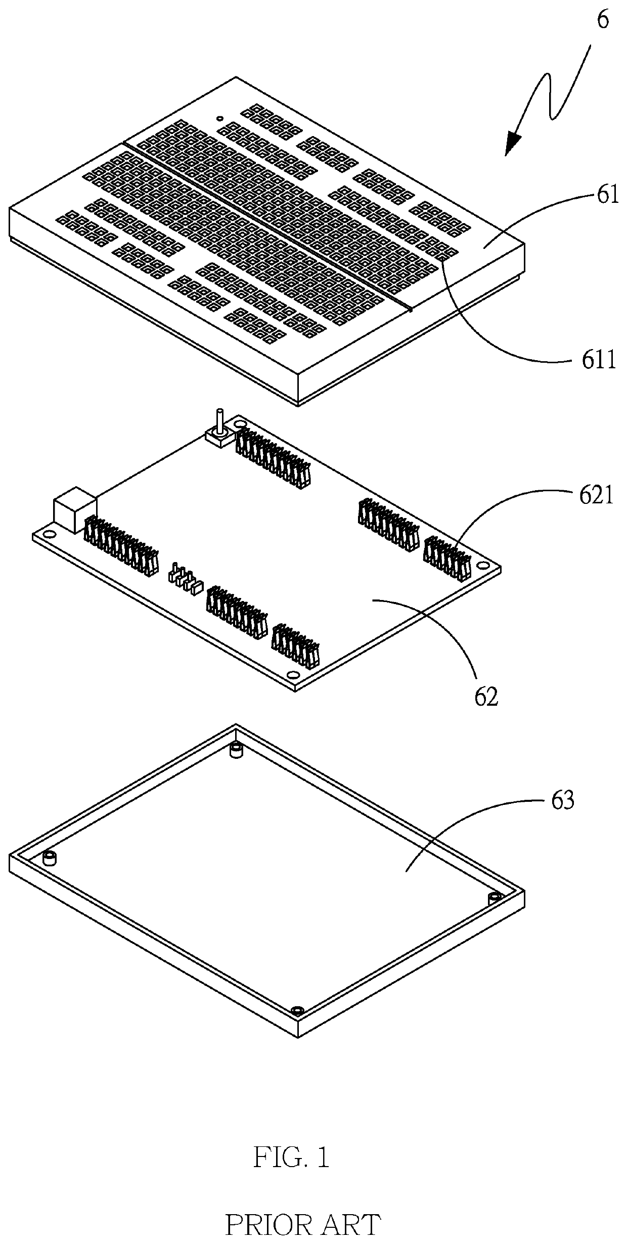 Plug board module with circuit board