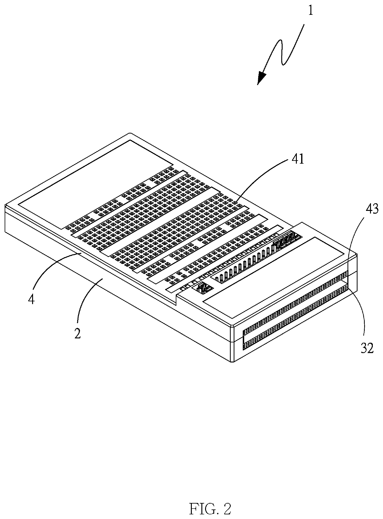 Plug board module with circuit board