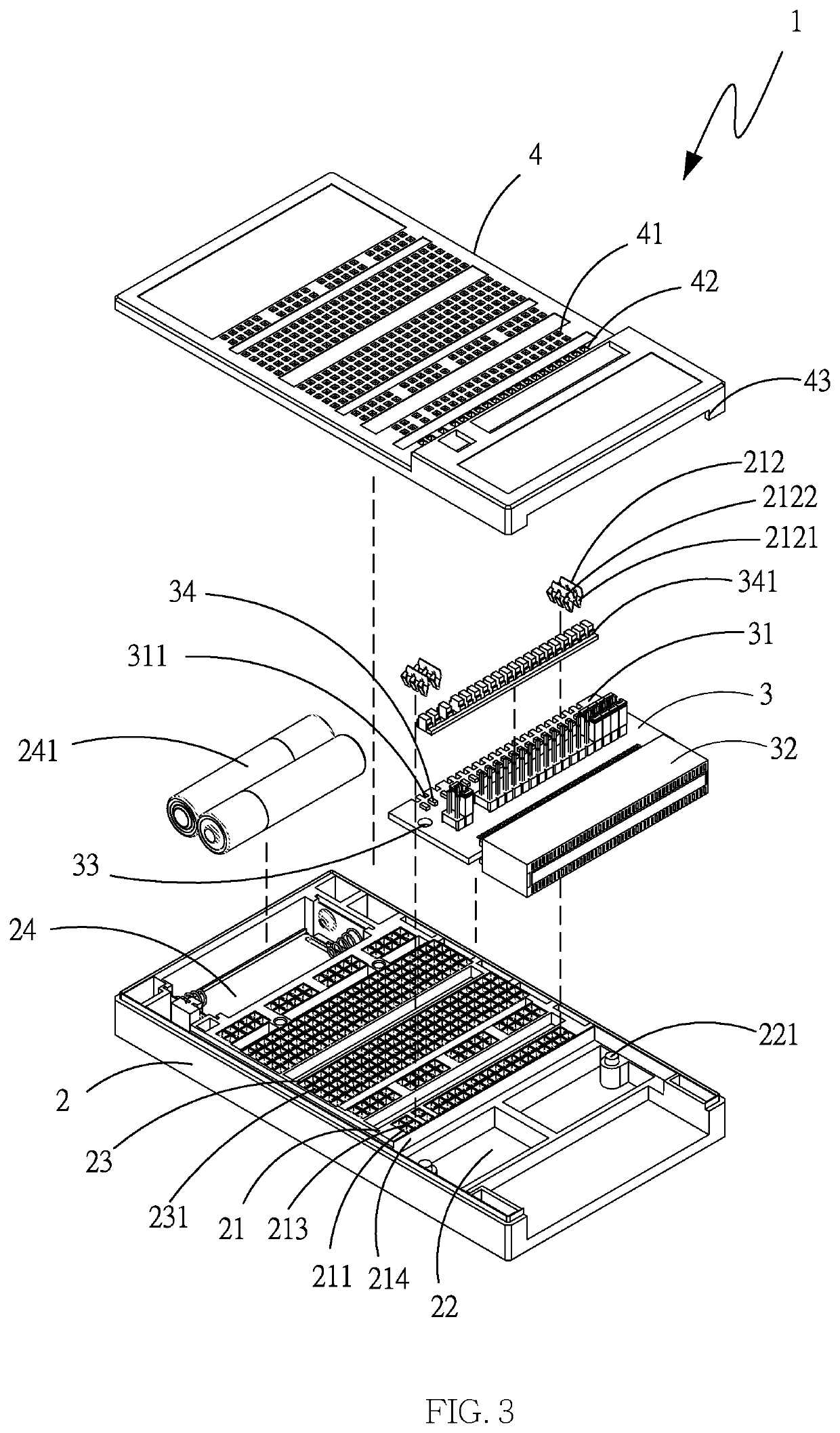 Plug board module with circuit board