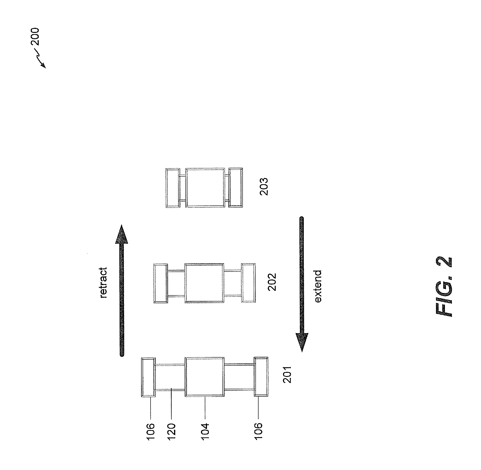 Retractable interconnect device configured to switch between electrical paths
