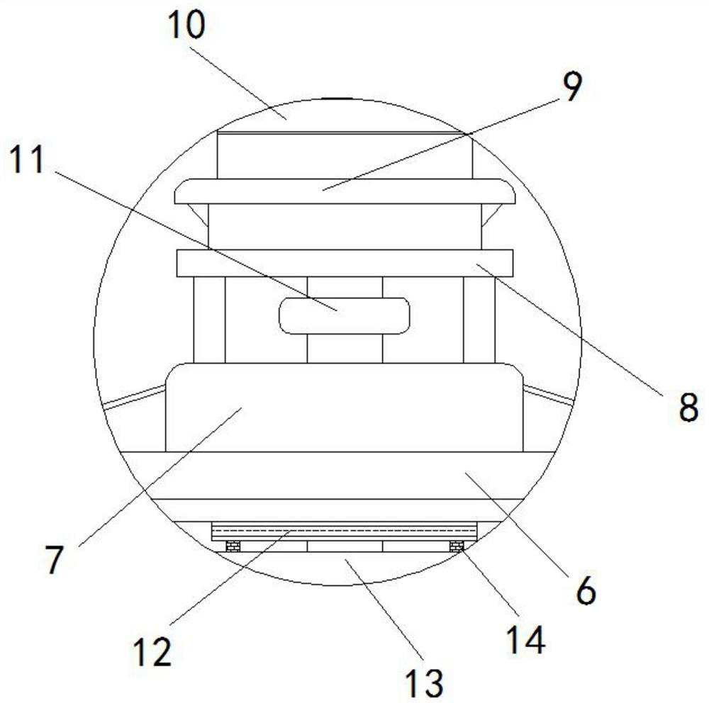 Built-in cyclone type bag-type dust collector