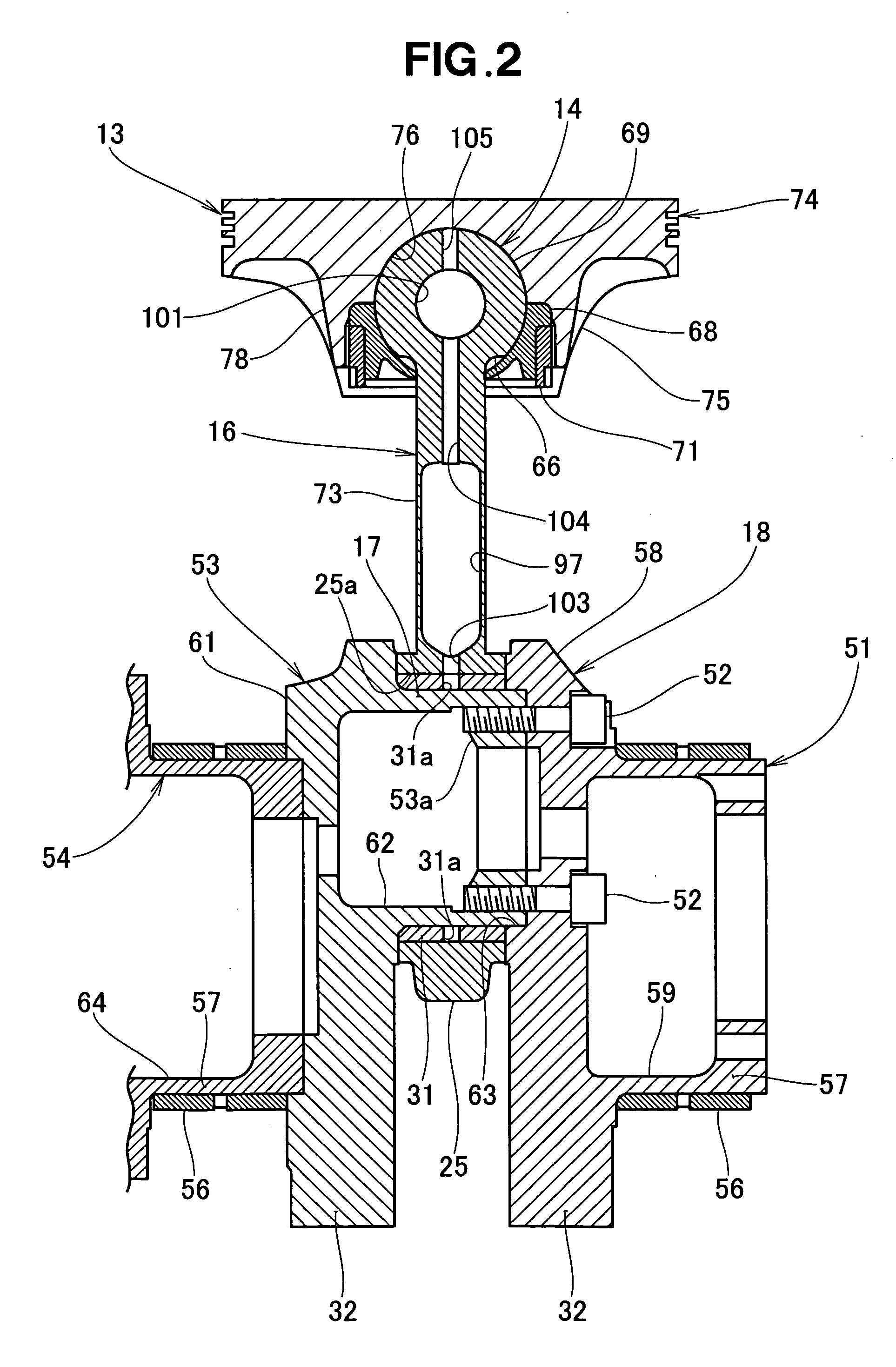 Internal combustion engine and connecting rod therefor